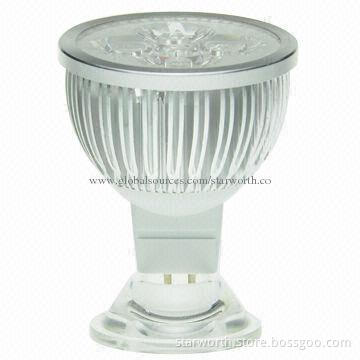 MR16 LED Light, 4W, 80Ra, 2,700 to 4,500 and 5,700K, 80lm/W, CB, CE, RoHS Marks
